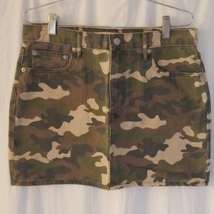GAP Skirts - GAP camo denim mini-skirt GAP Skirts - GAP camo denim mini-skirt